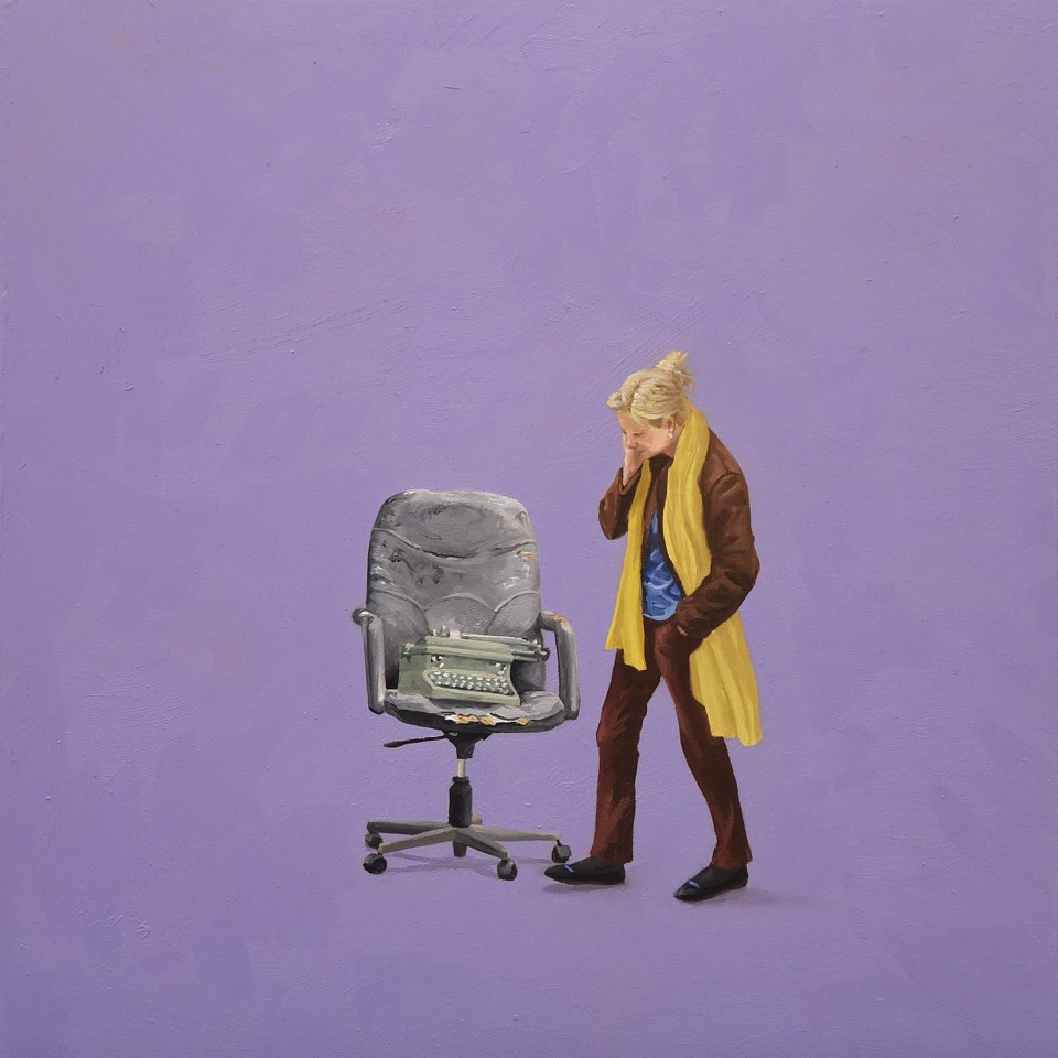 Scott Duce, Typewriter Chair
oil on panel, 12 x 12 in. (30.5 x 30.5 cm)
SD1805014