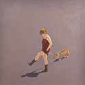 Scott Duce, Dog Walker .3
oil on panel