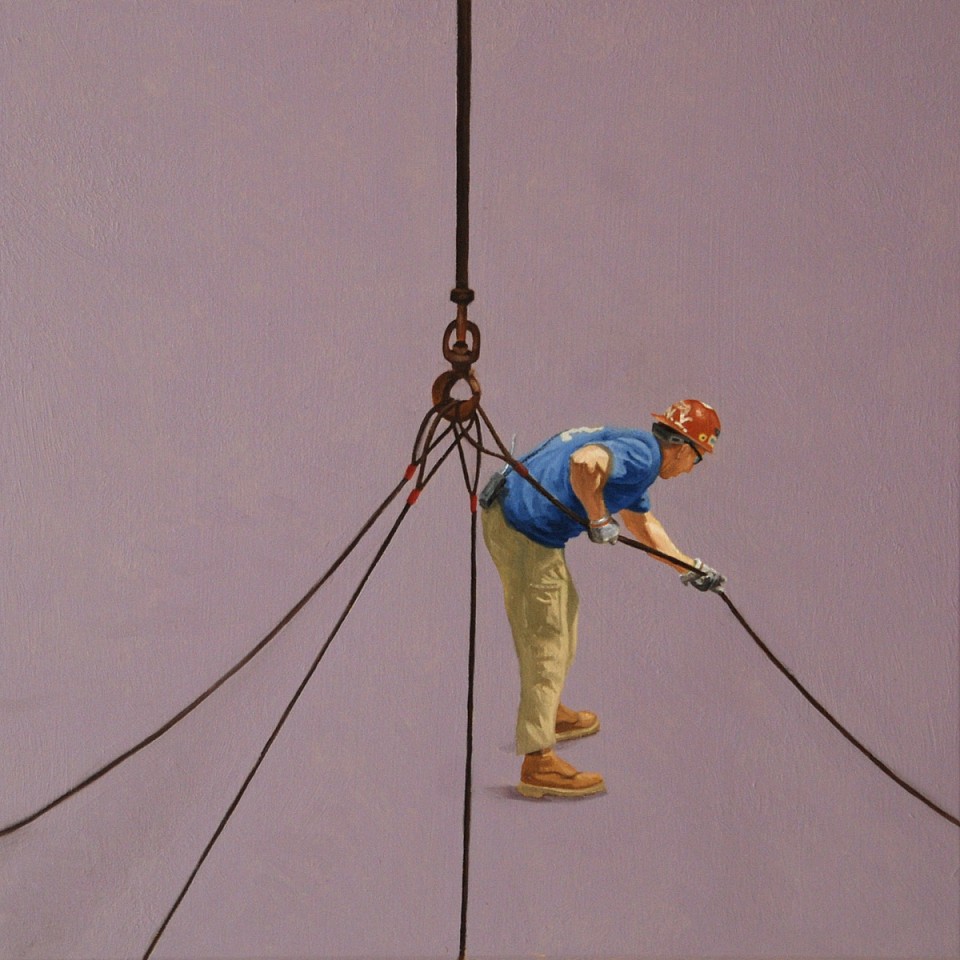 Scott Duce, Construction Worker .8
oil on panel, 12 x 12 in. (30.5 x 30.5 cm)
SD1805002