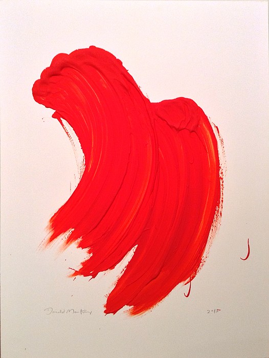Donald Martiny, Red #1, 2013
polymers and pigment on paper, 25 1/4 x 19 1/4 in. (64.1 x 48.9 cm)
DM131115