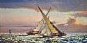 Louis Guarnaccia, Water Fencing, Opera House Cup, Nantucket
2011, oil on linen