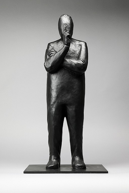 Jim Rennert, Listen, Edition of 9, 2017
bronze, 24 x 10 x 8 in. (61 x 25.4 x 20.3 cm)