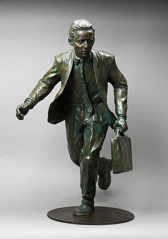 Jim Rennert, Marathon Man, Edition of 45, 2005
bronze and steel, 34 x 14 x 17 in. (86.4 x 35.6 x 43.2 cm)