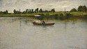 William Merritt Chase, Pulling for Shore
c. 1886, oil on panel