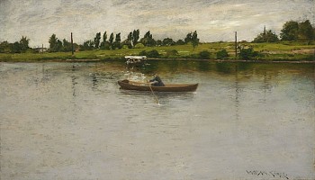 Work: William Merritt Chase Pulling for Shore