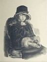 George Wesley Bellows, Anne in a Black Hat
1923-24, lithograph on paper