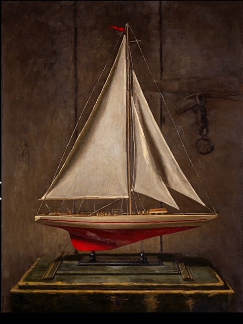 Sarah Lamb, Model Sailboat, 2018
oil on linen, 41 x 31 in. (104.1 x 78.7 cm)
SL1808002