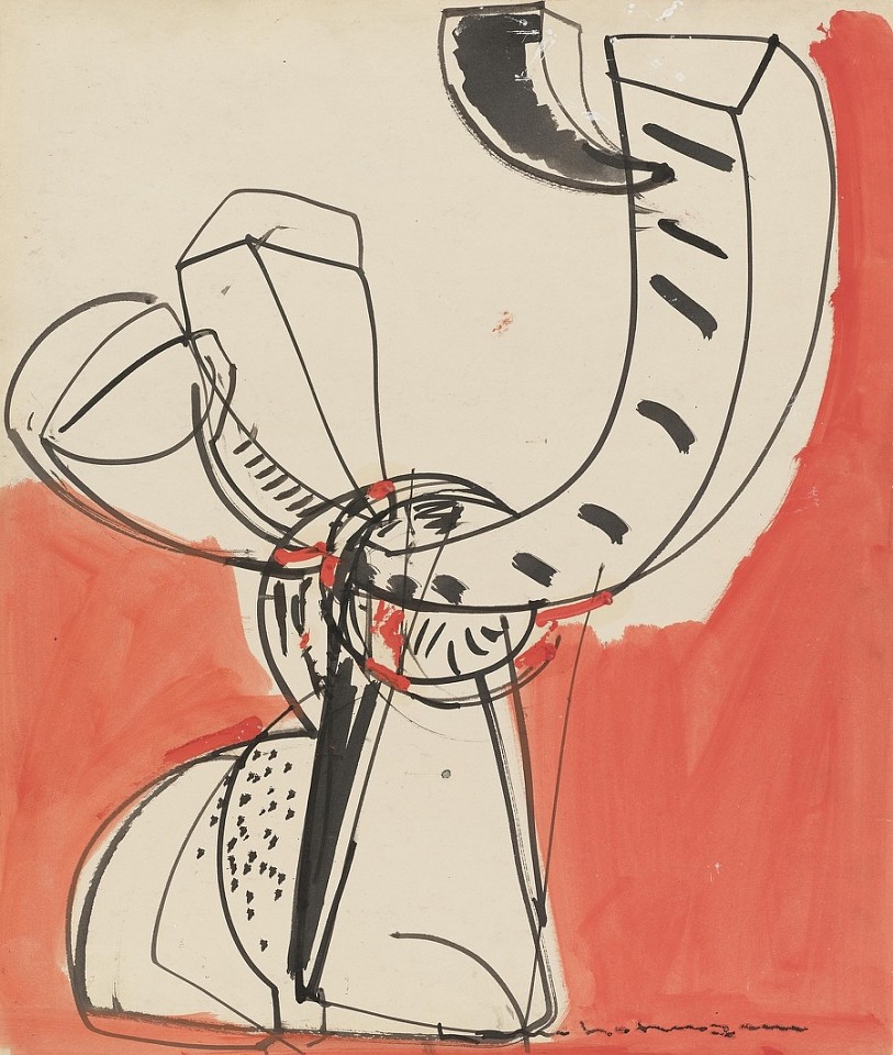Hans Hofmann, Untitled, 1946
gouache on paper, 26 x 22 in. (66 x 55.9 cm)
MMG#14901