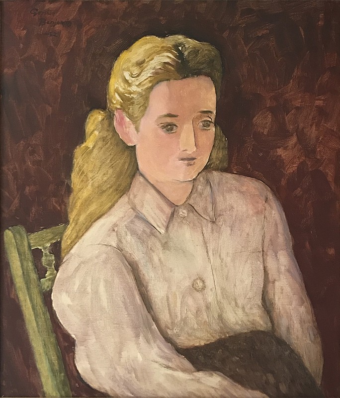 Gershon Benjamin, Blonde Girl, 1952
oil on canvas, 24 x 20 in. (61 x 50.8 cm)
GB1803024