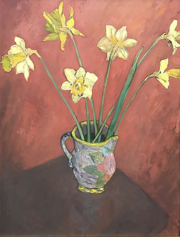 Gershon Benjamin, Daffodils #2, 1952
oil on canvas board, 24 x 18 in. (61 x 45.7 cm)
GB1803022