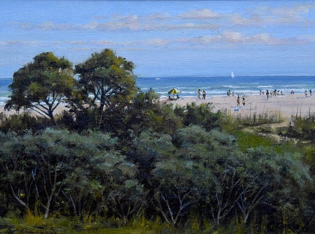 Frank Corso, Distant Beach, Palm Beach, 2018-19
oil on canvas, 12 x 16 in. (30.5 x 40.6 cm)
ACPB0352