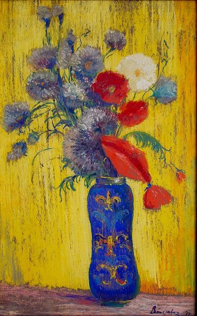 Leon Dabo, La Vase Bleu, 1915
pastel on paper, 19 x 12 in. (48.3 x 30.5 cm)
LD190401