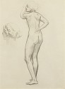 John Singer Sargent, Study for Apollo and the Muses
1921, charcoal on paper