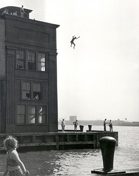 Work: Ruth Orkin Boy Jumping into Hudson River