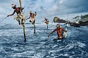 Steve McCurry, Fishermen at Weligama, South Coast of Sri Lanka
1995, FujiFlex Crystal Archive Print