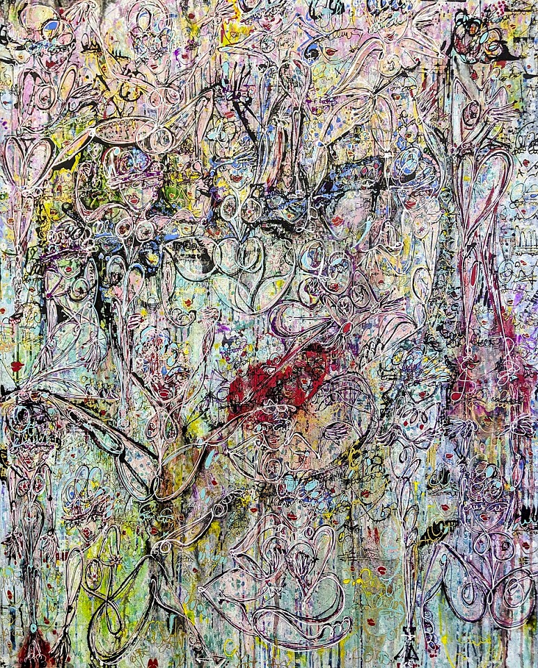Adrienne Christos, Lioness
acrylic on canvas, 72 x 48 in.