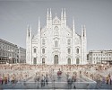 David Burdeny, Piazza of Shadows, Milan, Italy
2016, archival pigment print