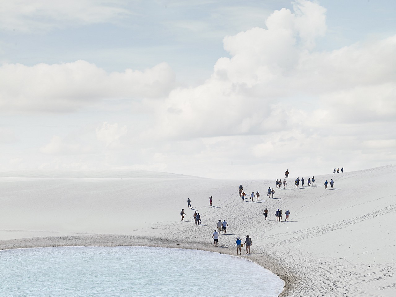 David Burdeny, Desert Walk (Hill), Lencois, Maranhenses, 2013
archival pigment print, 32h x 40w in