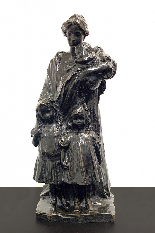 Bessie Potter Vonnoh, Motherhood, 1902
bronze, 17 x 6 1/2 x 8 in. (43.2 x 16.5 x 20.3 cm)
BPV190902