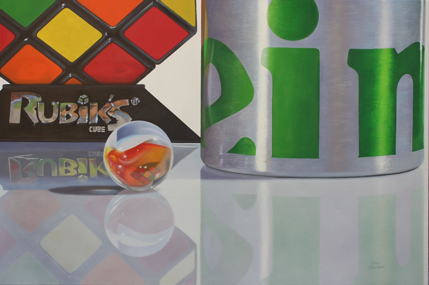Carlos Bruscianelli, Rubik, 2018
oil on canvas, 24 x 36 in. (61 x 91.4 cm)
CB191101
