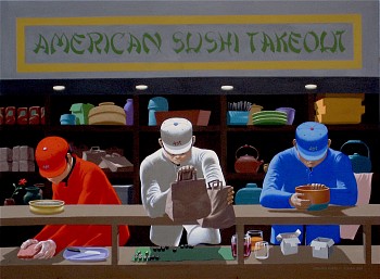 Leonard Everett Fisher - Leonard Everett Fisher American Sushi Take Out