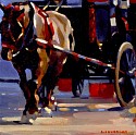 Simon Levenson, Central Park Horse
2012, oil on canvas