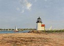 Marla Korr, Brant Point Light
2020, oil on linen