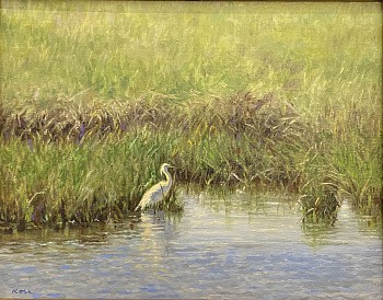 Marla Korr - Marla Korr Egret in the Creeks