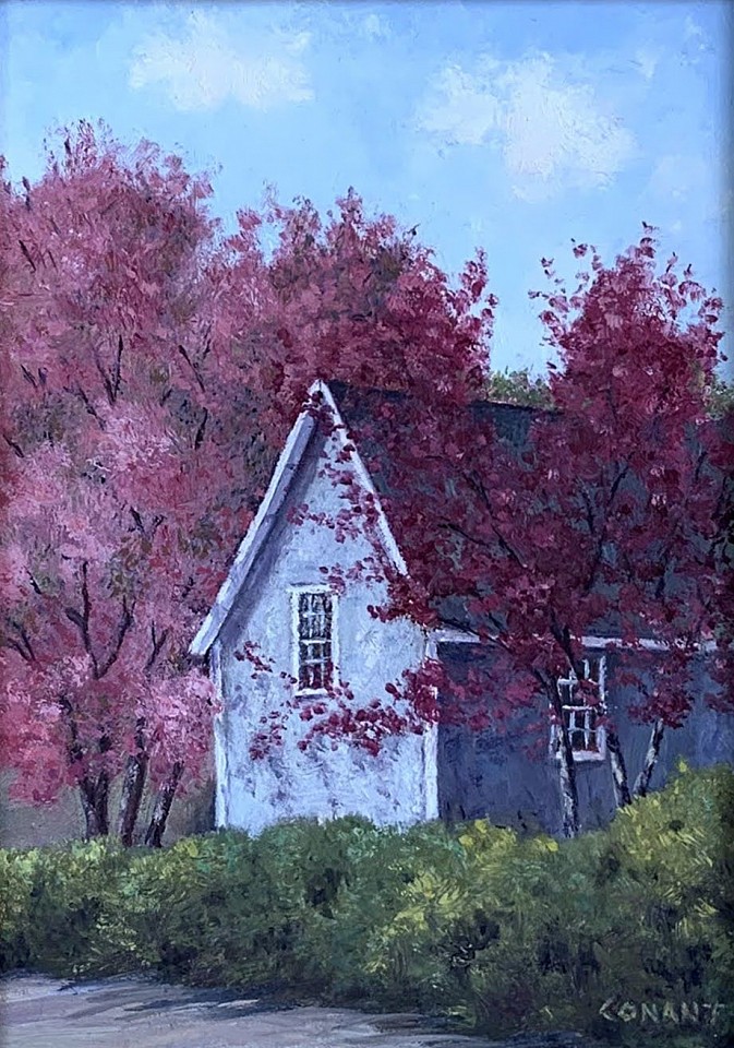 Claire Conant, Nantucket Spring
oil on board, 7 x 5 in. (17.8 x 12.7 cm)
CC201003