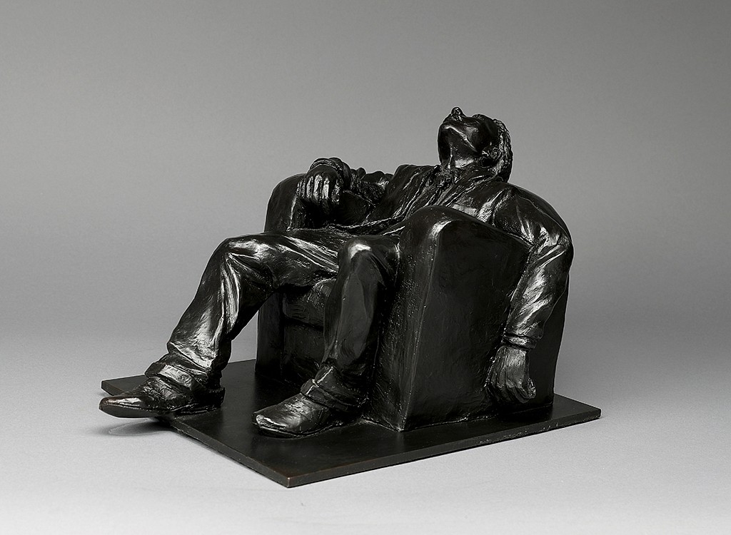 Jim Rennert, Rough Day, 2005
bronze, 8 1/2 x 13 x 10 in. (21.6 x 33 x 25.4 cm)