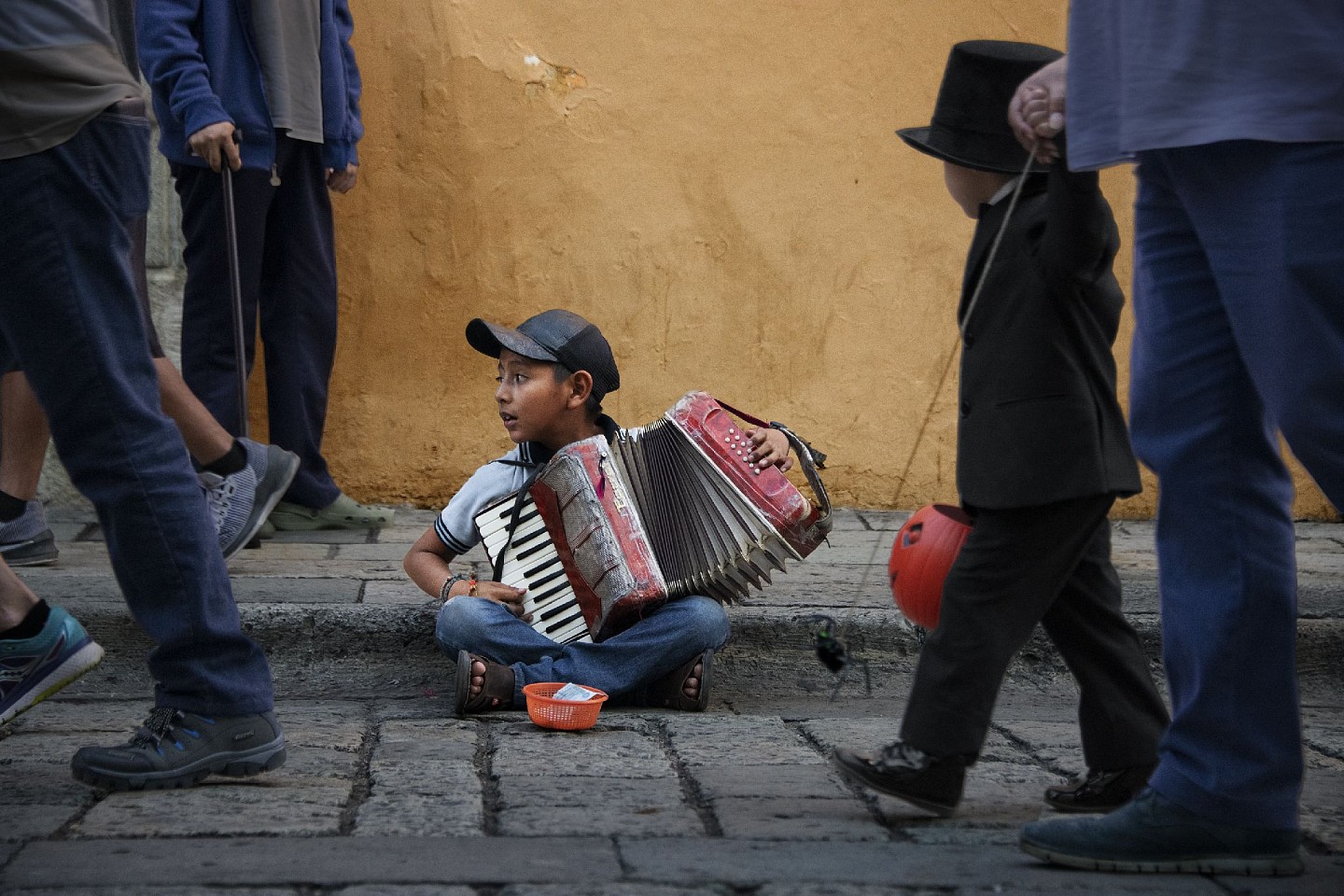Steve McCurry, Boy Plays Accordion, 2018
FujiFlex Crystal Archive Print
Price/Size on request