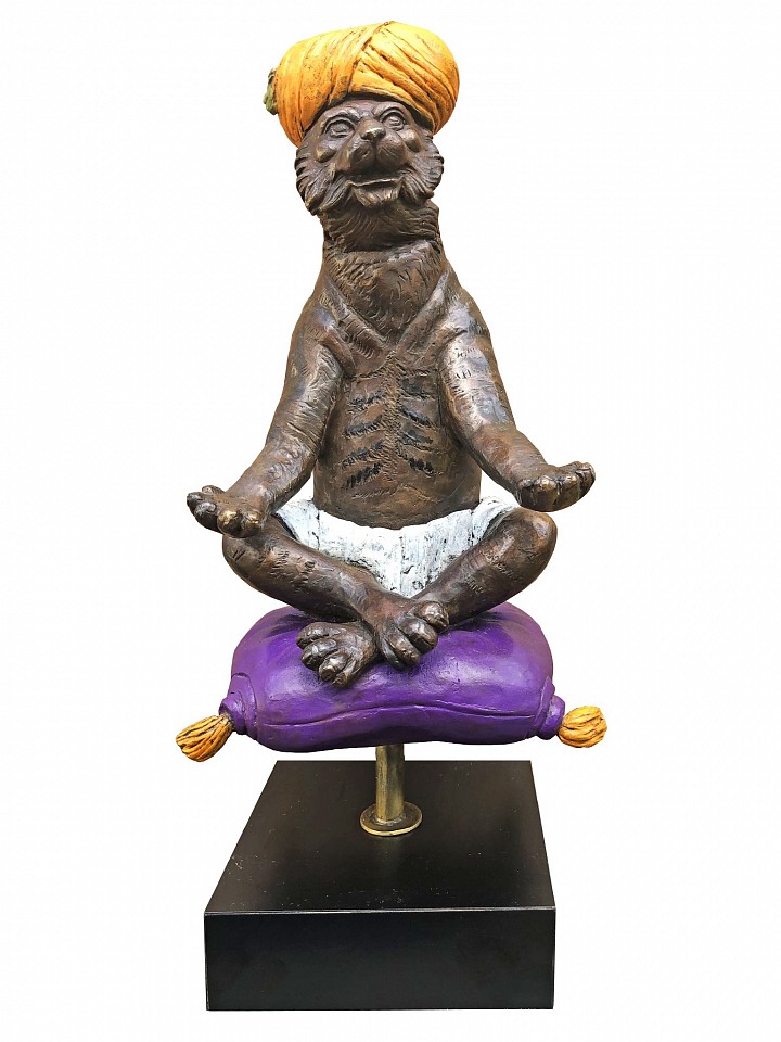 Bjorn Skaarup, Tiger Fakir, Ed. 1/9, 2020
bronze, 18 1/2 x 8 1/4 x 7 in. (47 x 21 x 17.8 cm)
BS201107