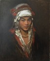 Zhang Li, Ainu Girl named Yan Xiang
2015, oil on linen