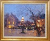main street evening framed