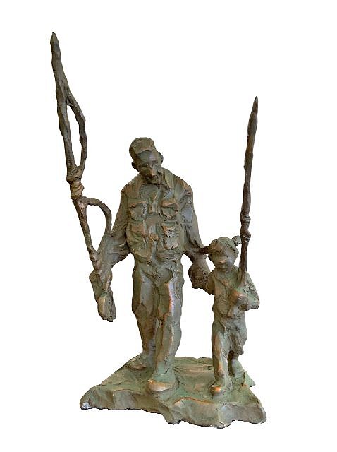 Jane DeDecker, Anglers (T) Ed. 14/50, 1999
bronze, 12 x 6 x 5 in. (30.5 x 15.2 x 12.7 cm)
JD210802