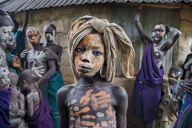 Steve McCurry, Portrait of a Boy from the Suri Tribe, 2014
ETHIOPIA-10405