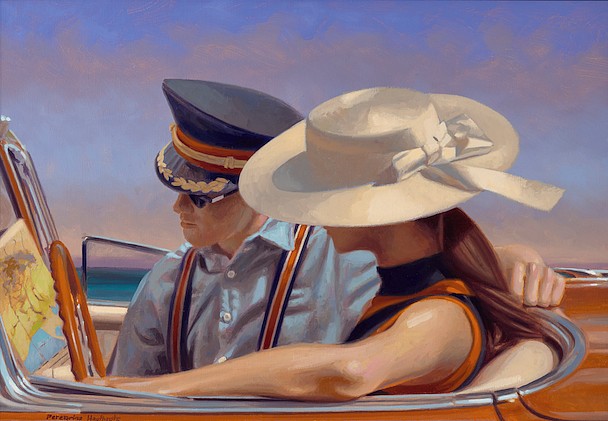 Peregrine Heathcote, Exploring New Places, 2021
oil on canvas, 14 x 20 in.
PH082101