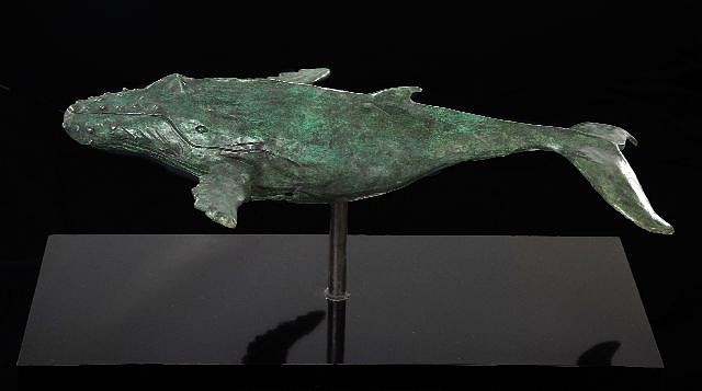 Steven Simmons, Humpback Whale
bronze, 11 x 10 x 20 1/2 in. (27.9 x 25.4 x 52.1 cm)
SS210904