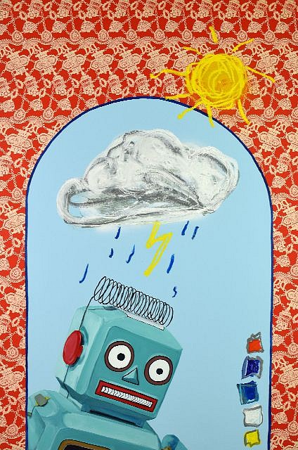 Adam S. Umbach, Chance of Rain, 2021
mixed media on canvas, 54 x 36 in. (137.2 x 91.4 cm)
AU211105