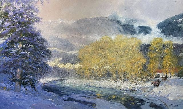 John Terelak, Winter Light, 2021
oil on canvas, 44 x 72 in. (111.8 x 182.9 cm)
JT211200