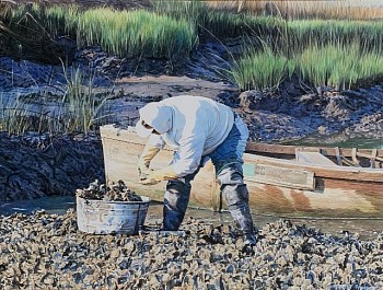 Work: Michael Harrell Oystering Far Upriver