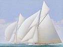Richard Lane, Reliance and Shamrock III, 1903 America's Cup
1999, oil on canvas