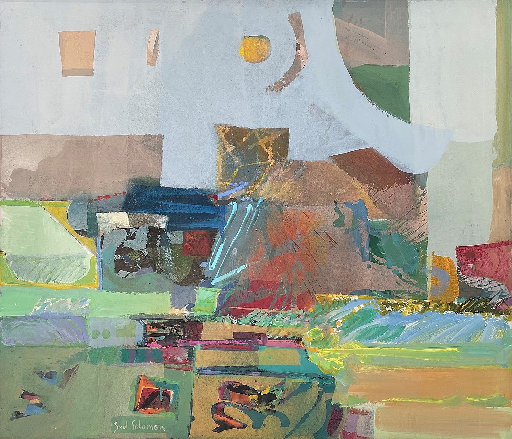 Syd Solomon, Shorespan, 1988
Acrylic and aerosol enamel on canvas, 34 x 40 in. (86.4 x 101.6 cm)
SOL-00197