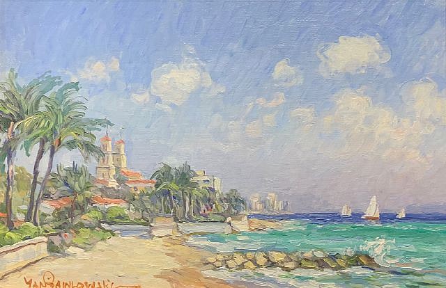 Jan Pawlowski, The Breakers Palm Beach, 2022
oil on canvas, 12 x 18 in.
JP220203
