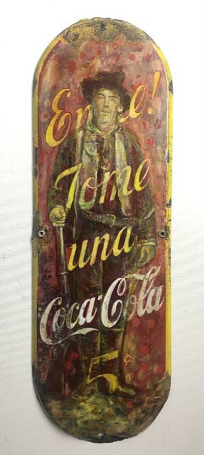 Kadir López, Billy the Kid
mixed media on vintage enamel sign, 24 x 8 in.
KL220228