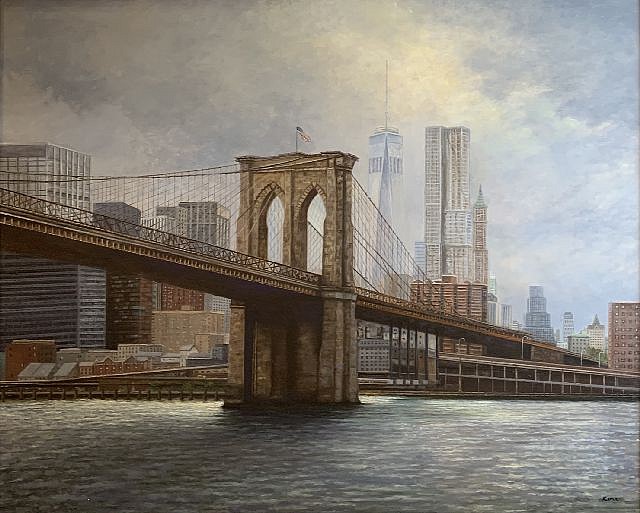 Marla Korr, A Passing Storm, 2022
oil on linen, 40 x 50 in. (101.6 x 127 cm)
MK220401