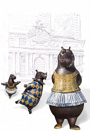 Past Exhibitions: Hippo Ballerina Public Exhibition May  2 - Dec 31, 2022