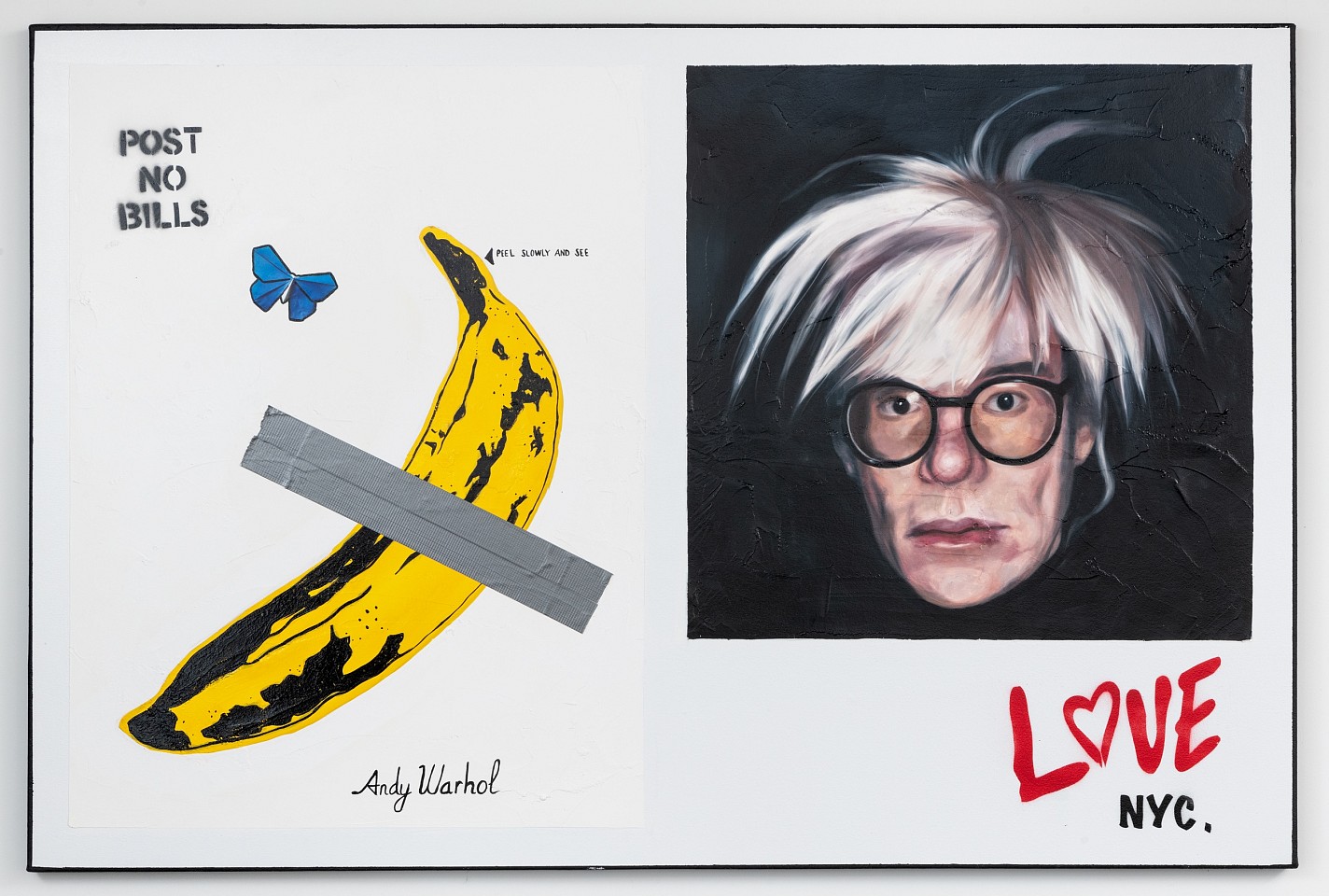 Guy Stanley Philoche, $150,000 Banana Now Warhol, 2022
mixed media on canvas, 48 x 72 in.
GSP220507