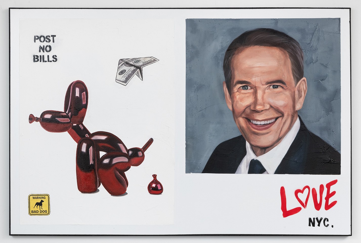 Guy Stanley Philoche, Bad Dog, 2022
mixed media on canvas, 48 x 72 in.
GSP220509