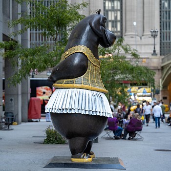 Hippo Ballerina Public Exhibition&nbsp;